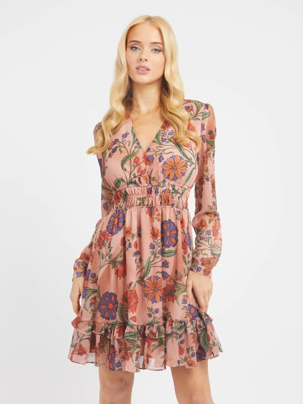 Guess All Over Print Mini Dress