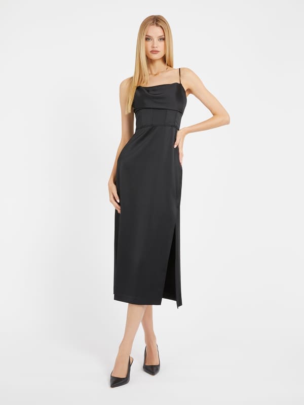 Guess Satin Long Dress