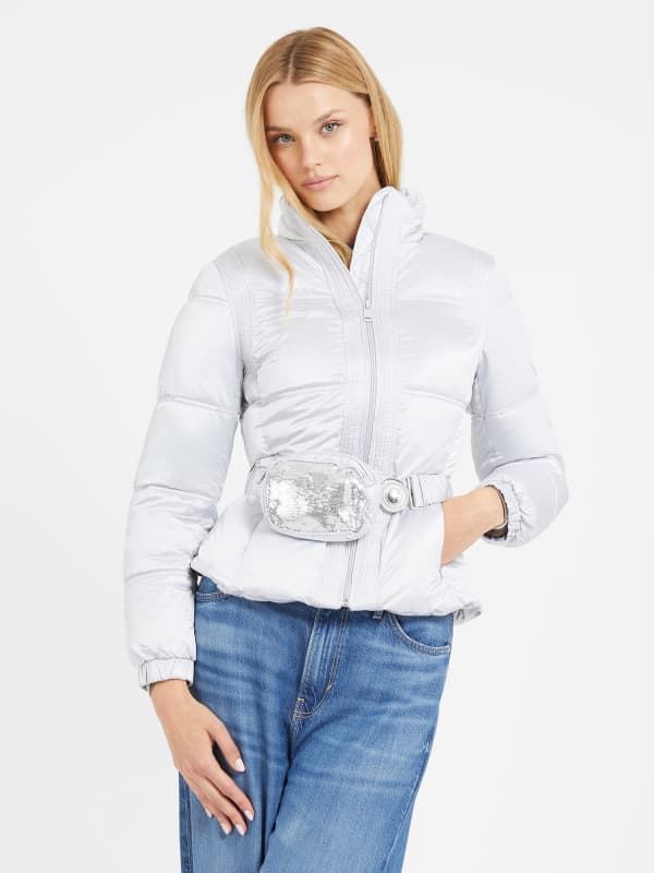 GUESS Steppjacke Abnehmbare Gürteltasche