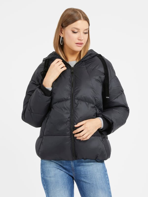 GUESS Steppjacke Mit Kapuze