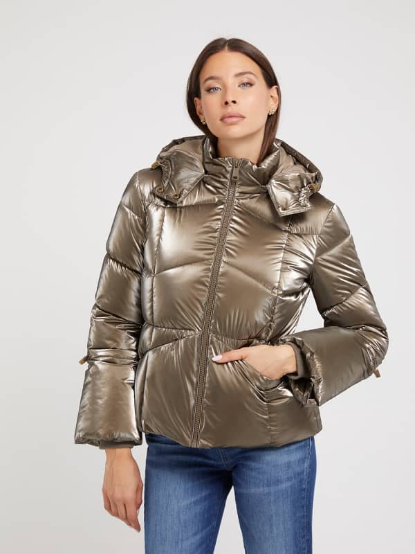 Guess Mirror Coating Effect Puffer