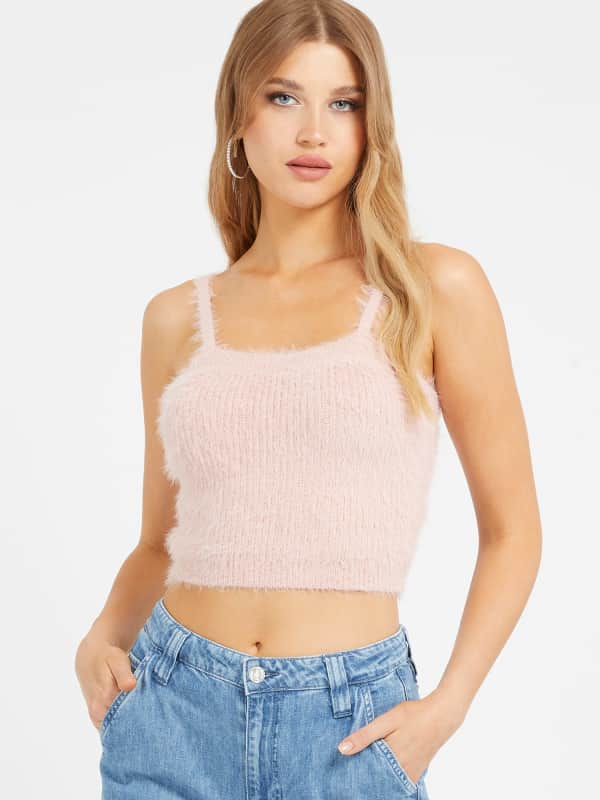 GUESS Flauschiger Strick-Top