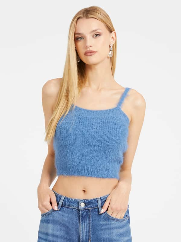 GUESS Flauschiger Strick-Top