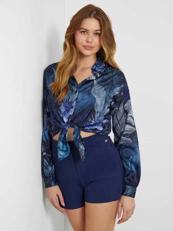 GUESS Bluse Mit Allover-Print