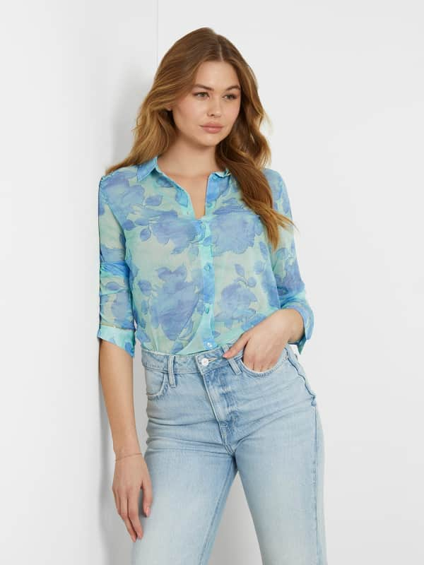 GUESS Camicia Stampa Floreale