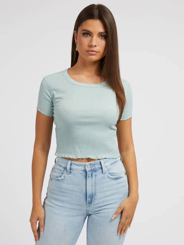 Guess Smock Stitch Top