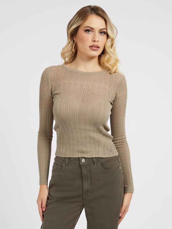 Guess Openwork Knit Sweater