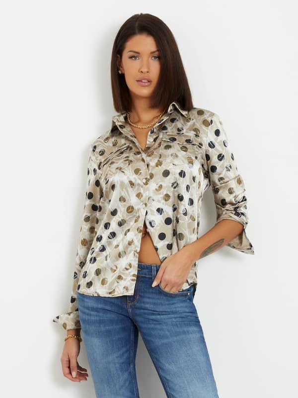 GUESS Camicia Con Stampa A Pois