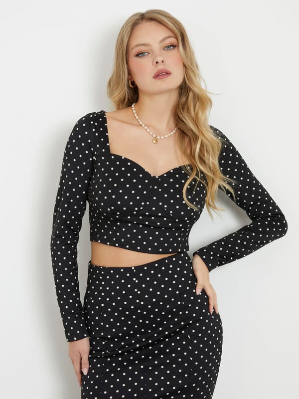 GUESS Top Con Stampa A Pois