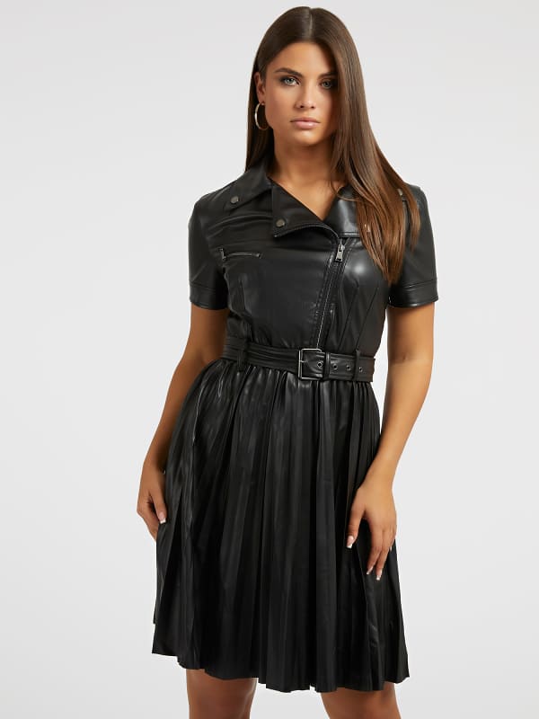 Guess Faux Leather Dress