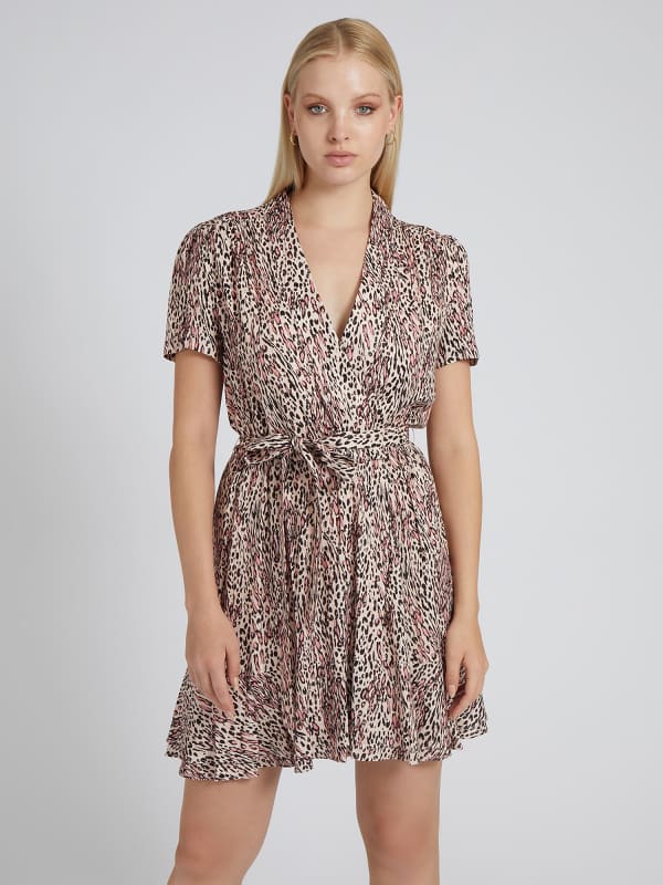 GUESS Vestido Animalier