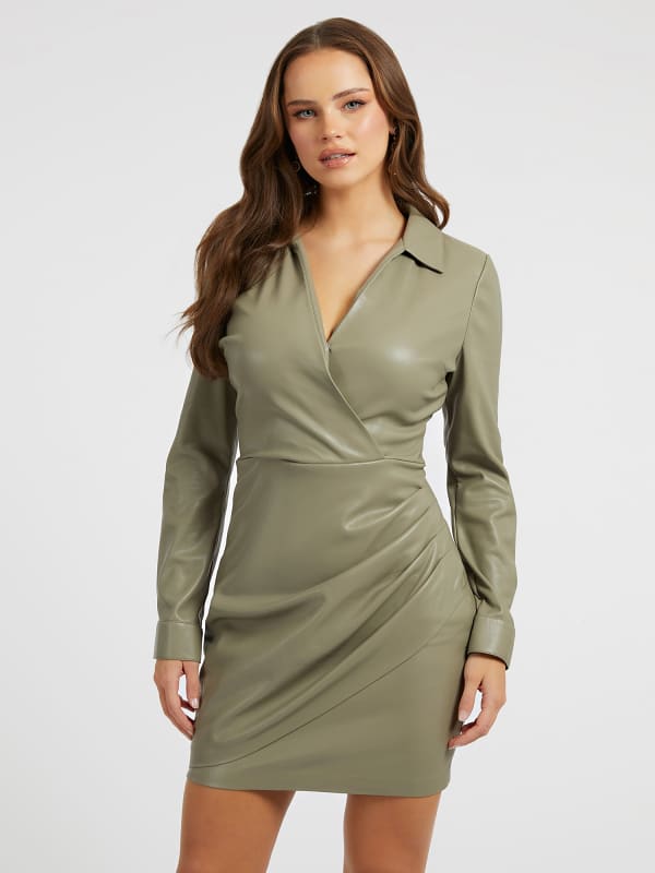 Guess Faux Leather Dress