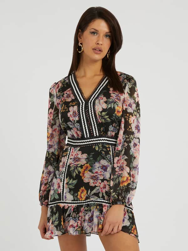 Guess Floral Print Dress