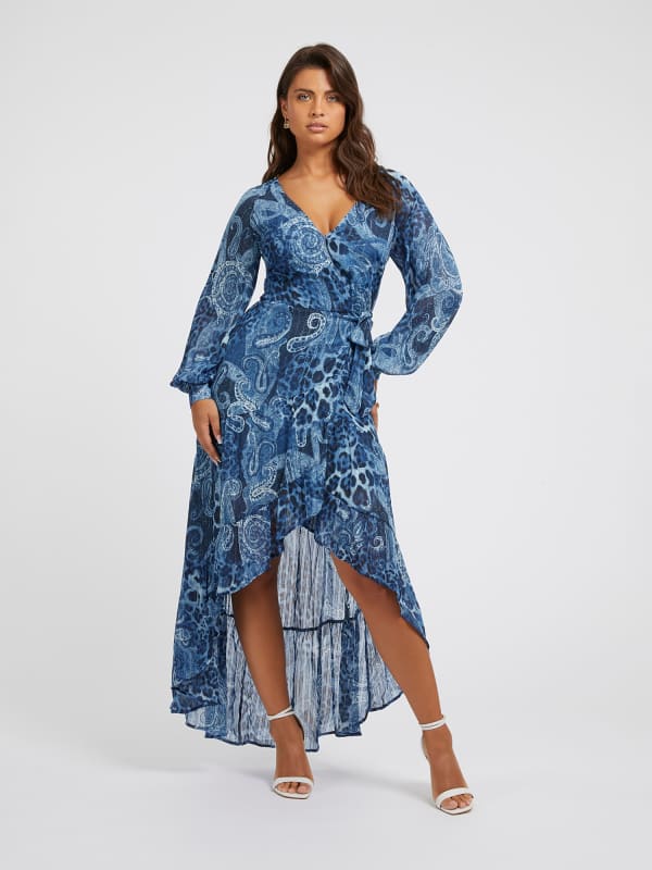 GUESS Robe Longue Imprimé Cachemire