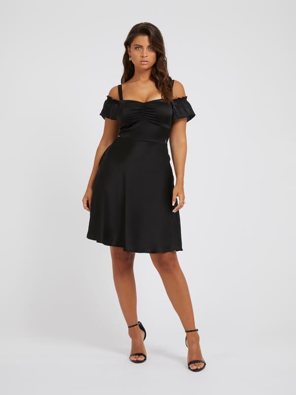 Guess Fit And Flare Midi Dress