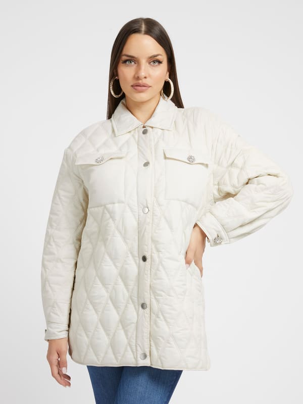 Guess Quilted Shirt Jacket