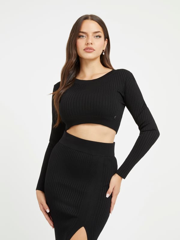 Guess Cut-Out Sweater Top