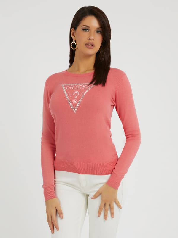 GUESS Pull Logo Triangulaire