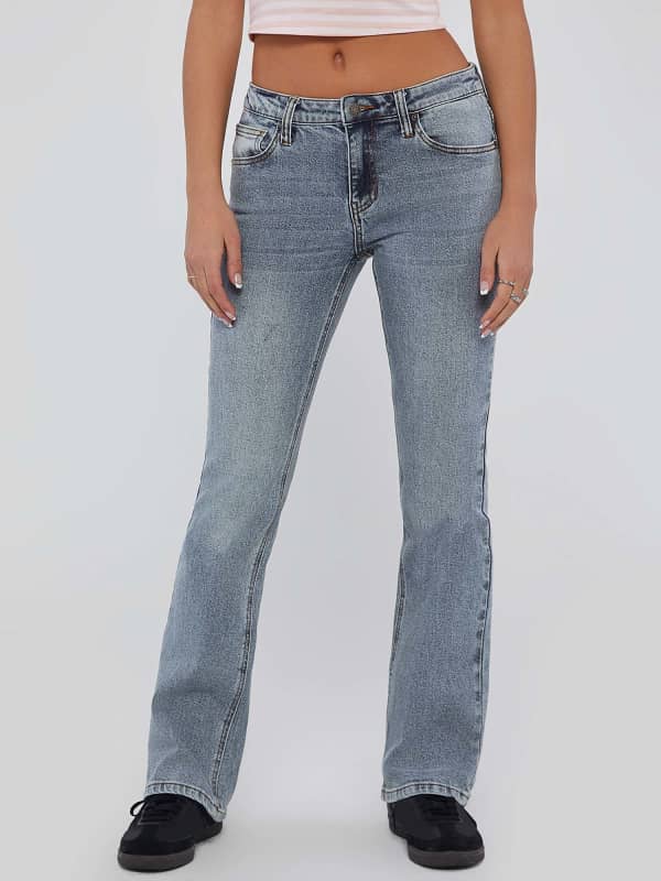 GUESS High Waist Bootcut Jeans