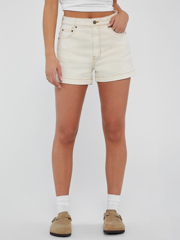 GUESS Short En Jean Taille Haute