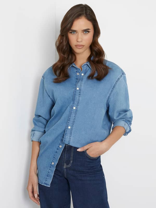 GUESS Chemise En Jean Décontractée