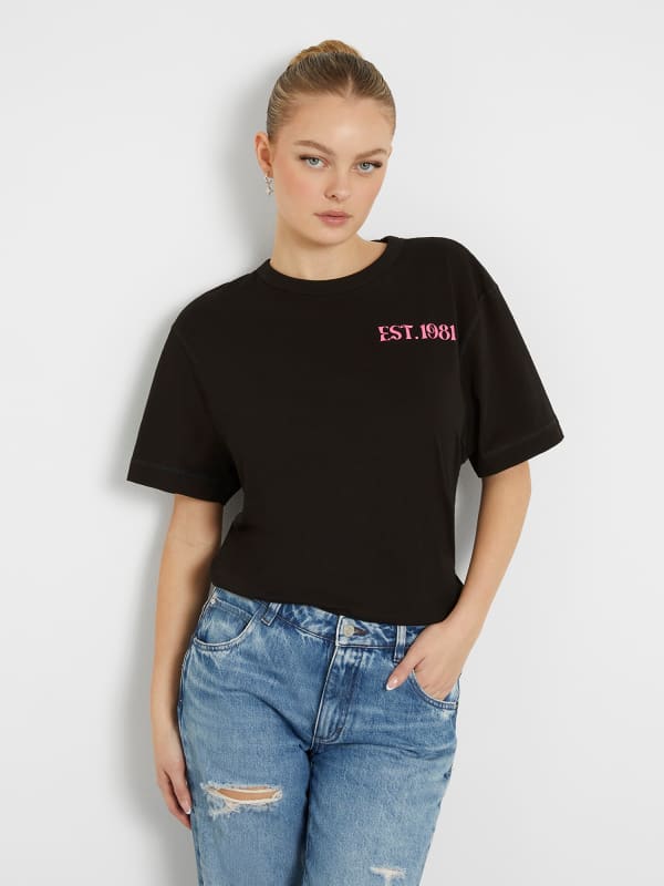 GUESS T-Shirt Met Print Op De Achterkant