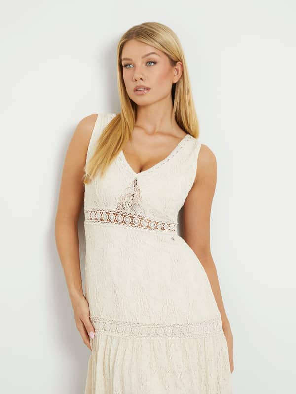 Guess Lace Long Dress