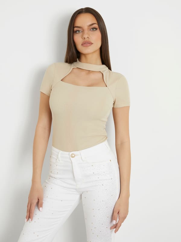 GUESS Top In Maglia A Costine