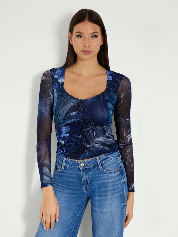 Guess All Over Print Top