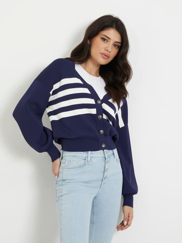 GUESS Gestreiftes Cardigan