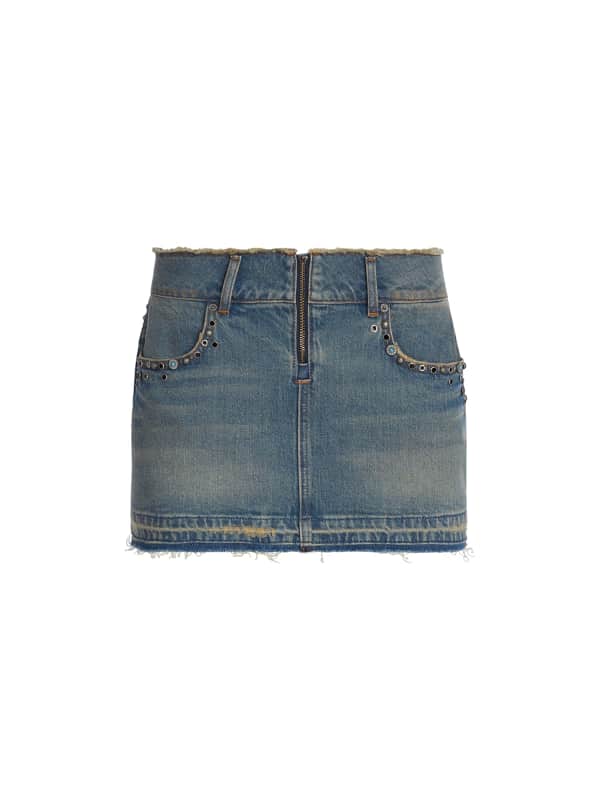 GUESS Minigonna Jeans Con Borchie