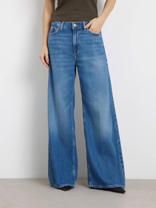 GUESS Bellflower Wide Leg Jeans