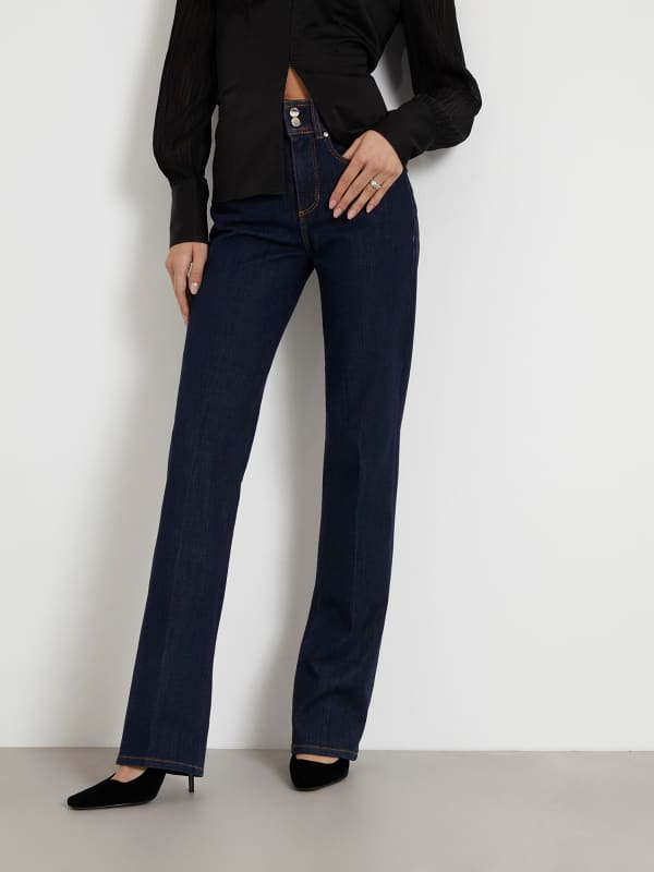 Guess High Rise Straight Denim Pant