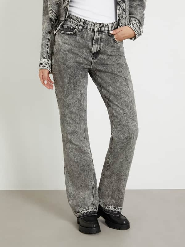 Guess High Rise Straight Denim Pant