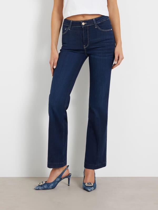 GUESS Mid Waist Bootcut Jeans