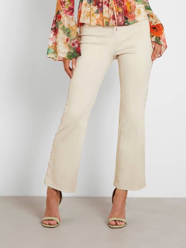 Guess Faux Suede Flare Pant