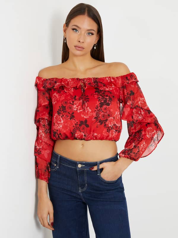 Guess Floral Print Blouse