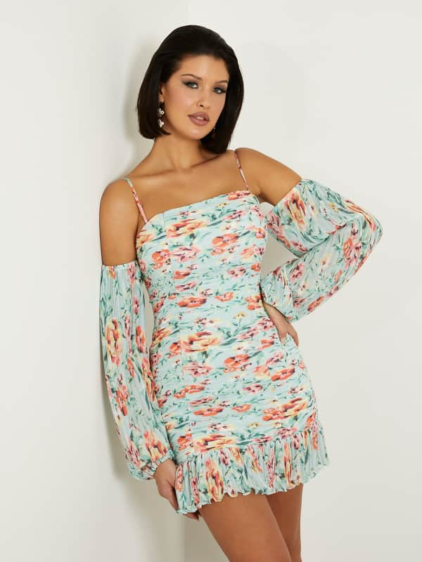 GUESS Kurzes Kleid Blumenprint