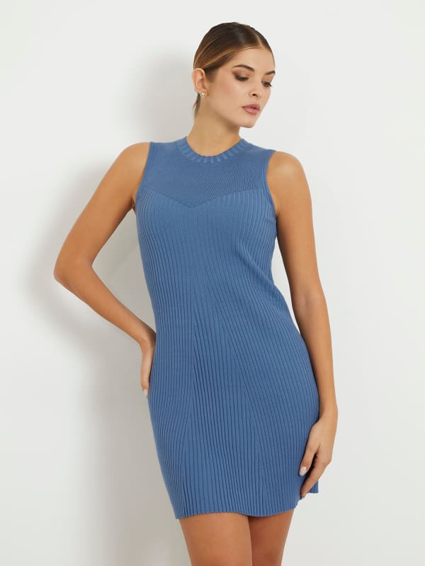 GUESS Kurzes Bodycon-Strickkleid