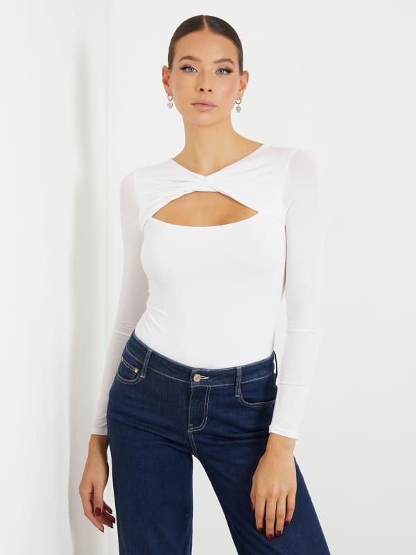 Guess Front Cut-Out Top
