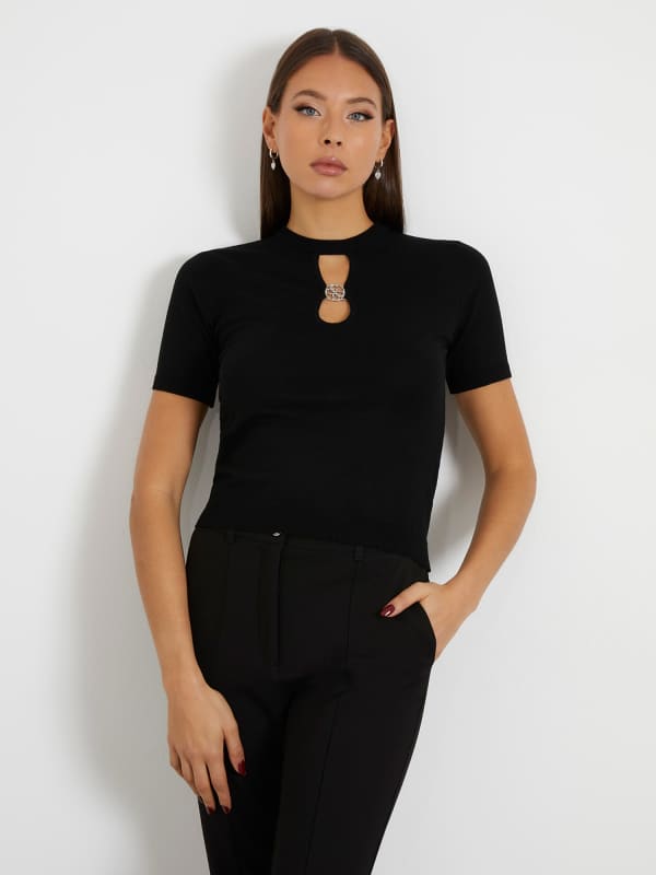 GUESS Haut En Molleton Cut-Out