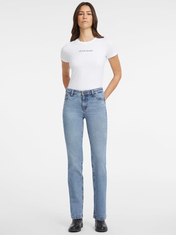 GUESS G08 Mid Waist Straight Jeans