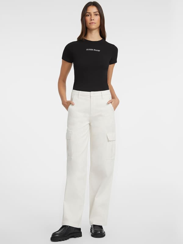 GUESS Women's Cargo Chino Pant