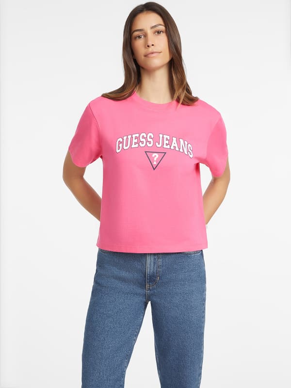 GUESS Camiseta Boxy Con Logotipo