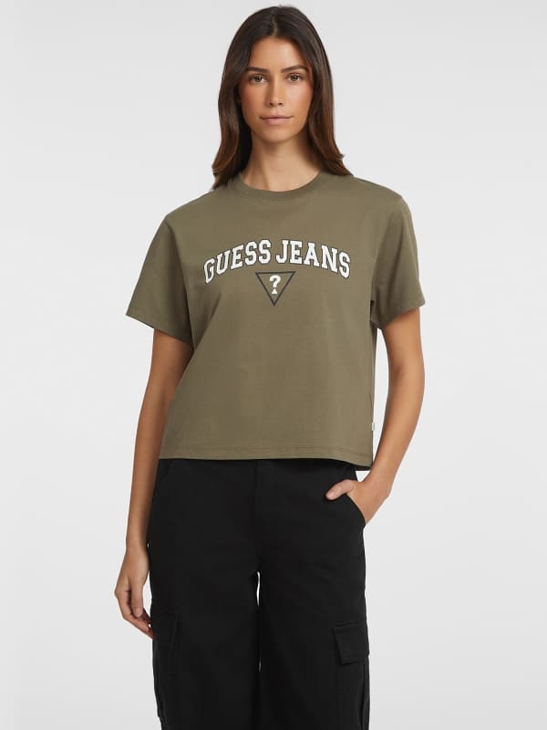 GUESS Camiseta Boxy Con Logotipo