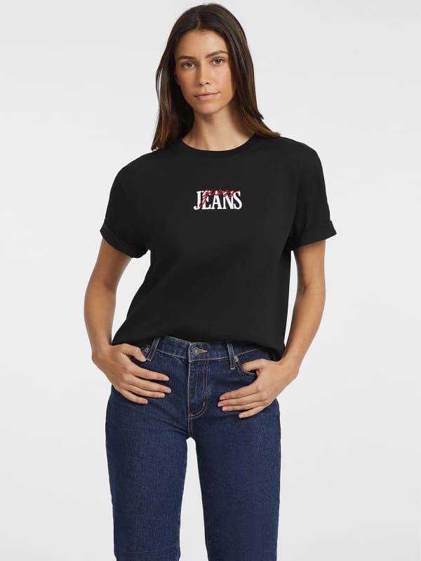 GUESS T-Shirt Oversized Logo Mixé