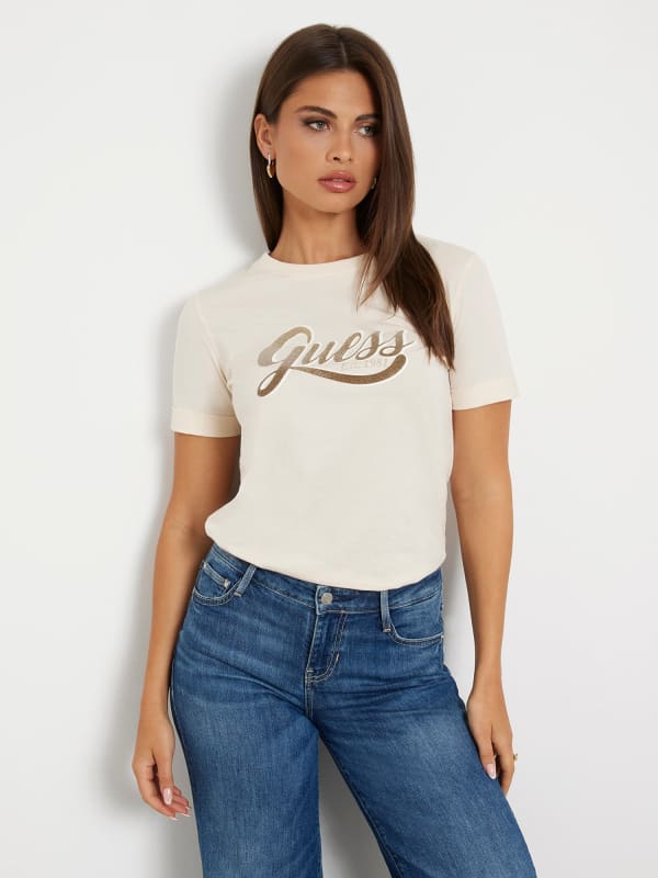 GUESS Camiseta Con Logotipo Frontal