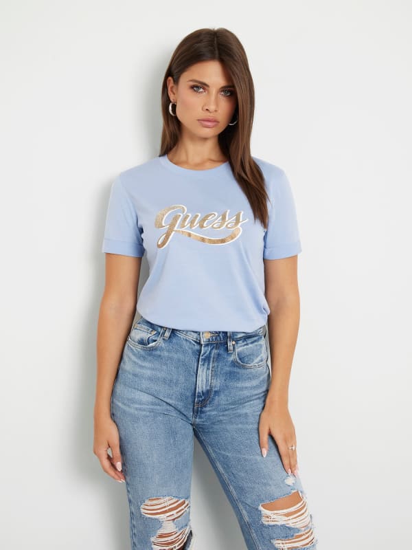 GUESS Camiseta Con Logotipo Frontal