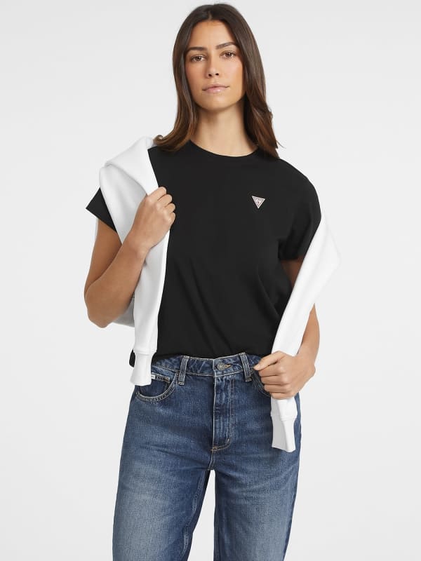 GUESS Camiseta Clásica Con Triángulo Mini