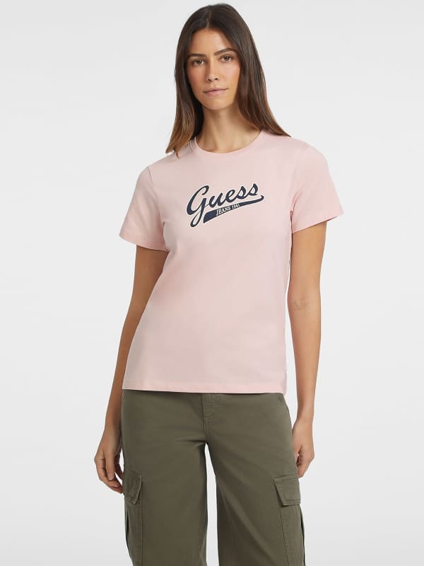 GUESS Camiseta Clásica Con Inscripción Del Logotipo